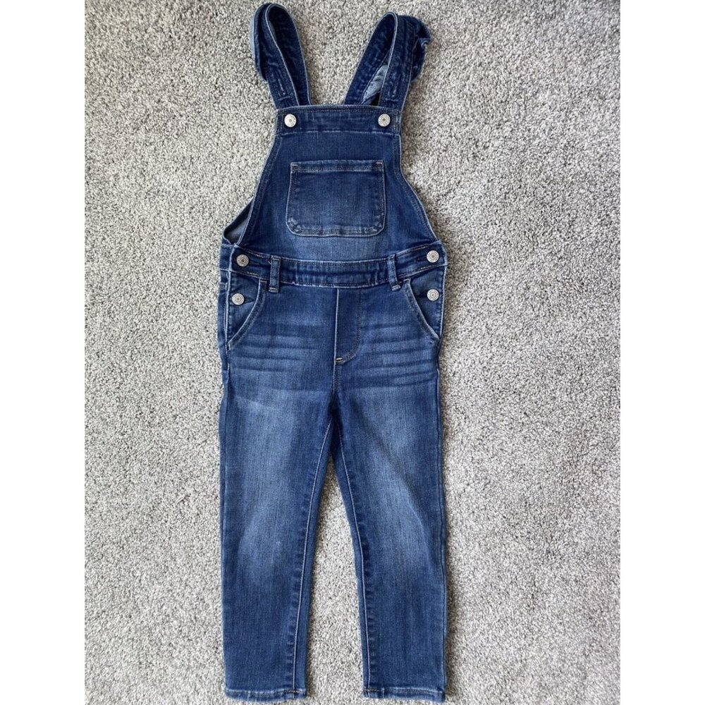 Gap Kids Denim Ruffle Strap Overalls